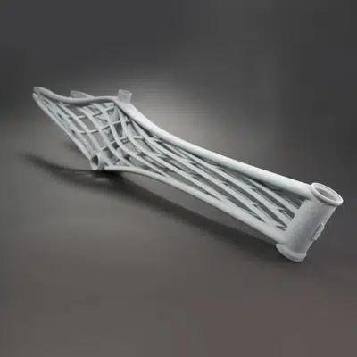 Stereolithography bike frame prototype