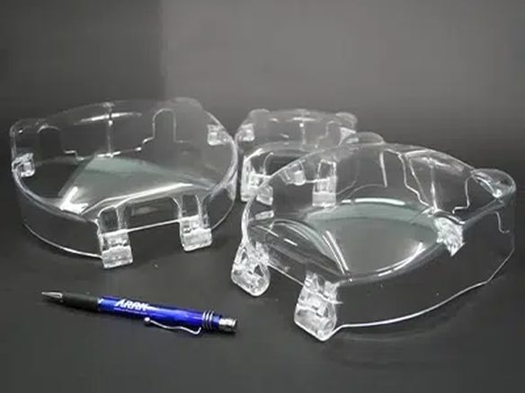 Clear polyurethane vacuum castings